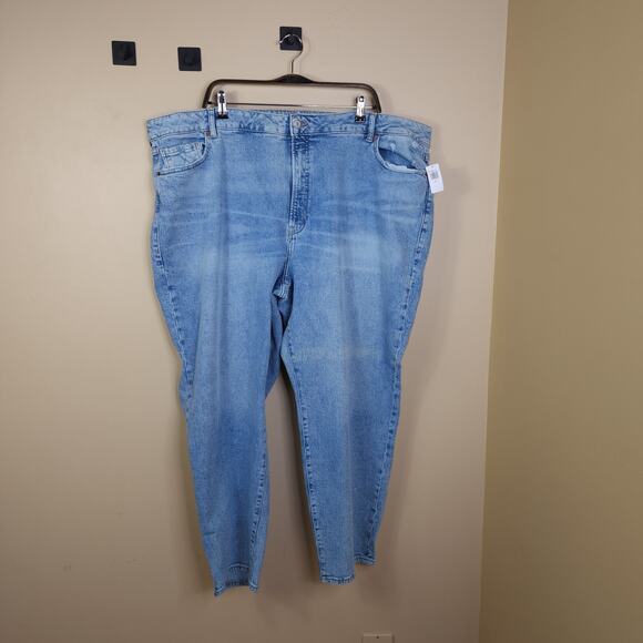 Old Navy High-Waisted OG Straight Light Wash Jeans Size 26 - Picture 1 of 12